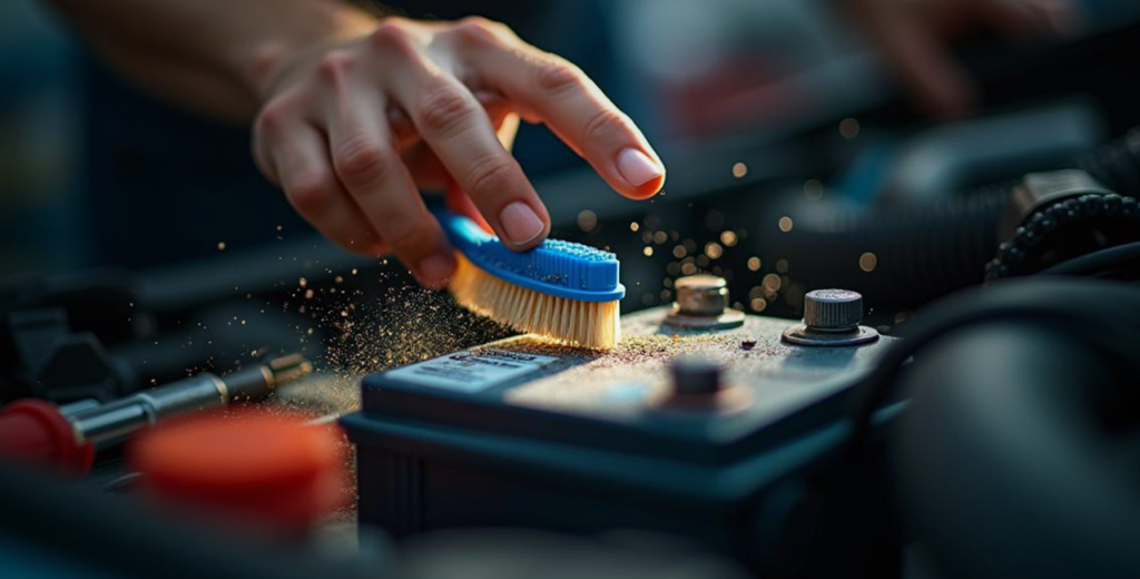 Clean the Battery Terminals