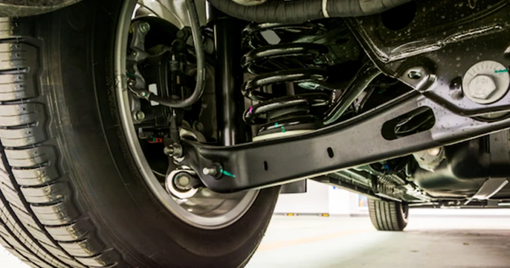 Car suspension causing bouncing due to worn shocks